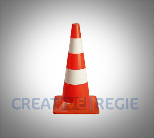 Photo de Petit cônes de signalisation 50cm  (lot de 10)