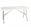 Table pliante de régie en plastique